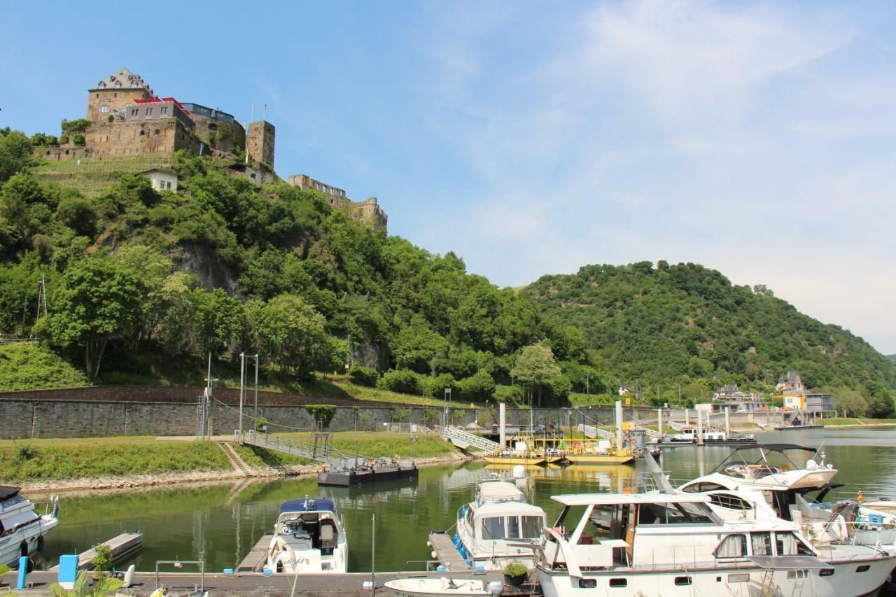 Musikalische Ferienwohnung Mit Rheinblick Sankt Goar Exteriör bild