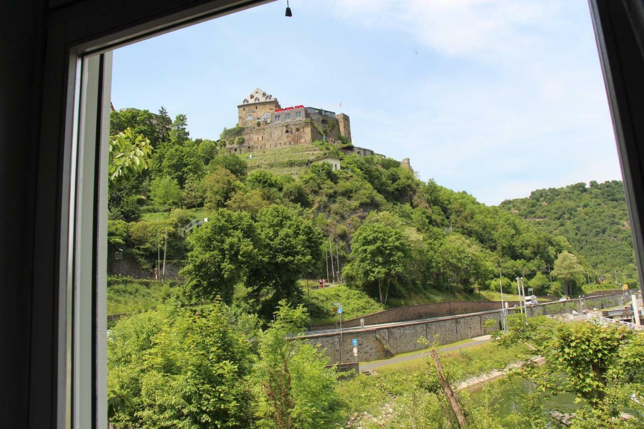 Musikalische Ferienwohnung Mit Rheinblick Sankt Goar Exteriör bild